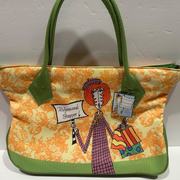 Dolly Mama Personal Shopper Zippered Tote Bag - Picture 4 of 6